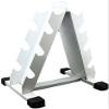 GeRRiT Barbell A-Frame Dumbbell Storage Rack -Dumbbell Weight Rack Arm 3-layer Dumbbell Tree Rack-Home Fitness Equipment- Dumbbell Display Storage