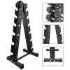 Solid Steel Dumbbell Rack Holder, A-Frame Dumbbell Storage Racks 6 Tier, Free Weights Dumbbells Stand for Home Exercise, Weight Tower for Dumbbell view 3