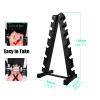 Solid Steel Dumbbell Rack Holder, A-Frame Dumbbell Storage Racks 6 Tier, Free Weights Dumbbells Stand for Home Exercise, Weight Tower for Dumbbell view 4