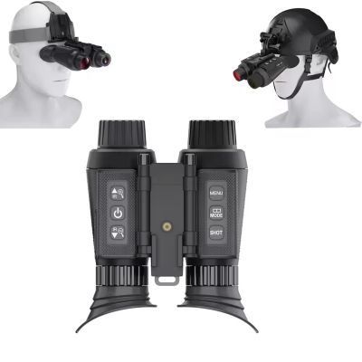 SUZLAZYR NV8300 Head Mounted Night Vision Goggles - 4K Night Vision Binoculars for Adults, 3D Vision Effect, 8 X Digital Zoom, Rechargeable NVG with 32GB Card for Save Photo Video