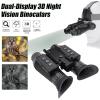 SUZLAZYR NV8300 Head Mounted Night Vision Goggles - 4K Night Vision Binoculars for Adults, 3D Vision Effect, 8 X Digital Zoom, Rechargeable NVG with 32GB Card for Save Photo Video view 4