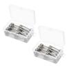 BESPORTBLE 180pcs Stainless Steel Inflating Needles with Storage Box Air Pump Nozzle for Sports Yoga Inflatable Toys Fast Inflation Adapter for Basketball Soccer Rugby view 1