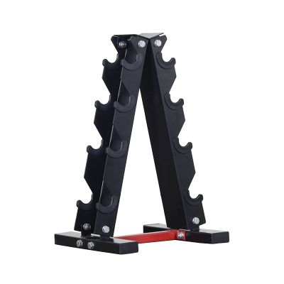 GeRRiT Solid Steel Dumbbell Rack Holder, A-Frame Dumbbell Storage Racks 4 Tier, Free Weights Dumbbells Set for Home Exercise, Weight Tower for Dumbbells