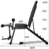 Adjustable Weight Bench Dumbbell Bench Foldable Weight Lifting Heavy Duty, Flat Incline Decline Multiuse Exercise Home Fitness Equipment view 4