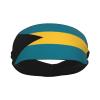 Flag of The Bahamas Headbands for Women Men Breathable Sports Headband Outdoor Interior Sports Wicking Hair Ties Leisure Hair Bands view 2