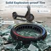 Felixstory 8.5x2.0 inch Off-road Solid Rubber Tire replacement for Gotrax GXL V2/XR/APEX XL Hiboy S2 Xiaomi M365/Pro Electric Scooter, 50/75-6.1 Solid Tire Replacement (3 Color 1pc) view 4