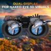 SUZLAZYR NV8300 4K Night Vision Goggles with 3D Vision Effect, Rechargeable Night Vision Binoculars Military Tactical, 8X Digital Zoom, 7-Level Infrared, Helmet-Mounted Night Vision view 2