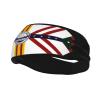 Flag of Tampa Florida Headbands for Women Men Breathable Sports Headband Outdoor Interior Sports Wicking Hair Ties Leisure Hair Bands view 1