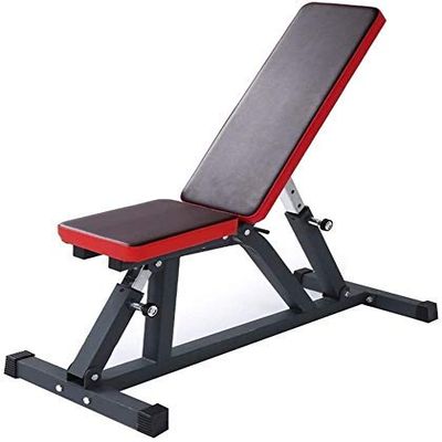 Adjustable Weight Bench Full Body Workout Dumbbell Bench Foldable Incline Decline Exercise Workout Bench for Home Gym