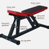 Adjustable Weight Bench Full Body Workout Dumbbell Bench Foldable Incline Decline Exercise Workout Bench for Home Gym view 3