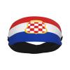 Flag of The Croatian Republic of Herzeg-Bosnia Headbands for Women Men Breathable Sports Headband Outdoor Interior Sports Wicking Hair Ties Leisure Hair Bands view 2