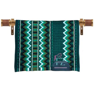 Angel Sales Angel Sales Premium Equestrian Show Pad for Horseback Riding (Green Base); Size: 34 * 42 Inch - TSKEXM_FZ-149F