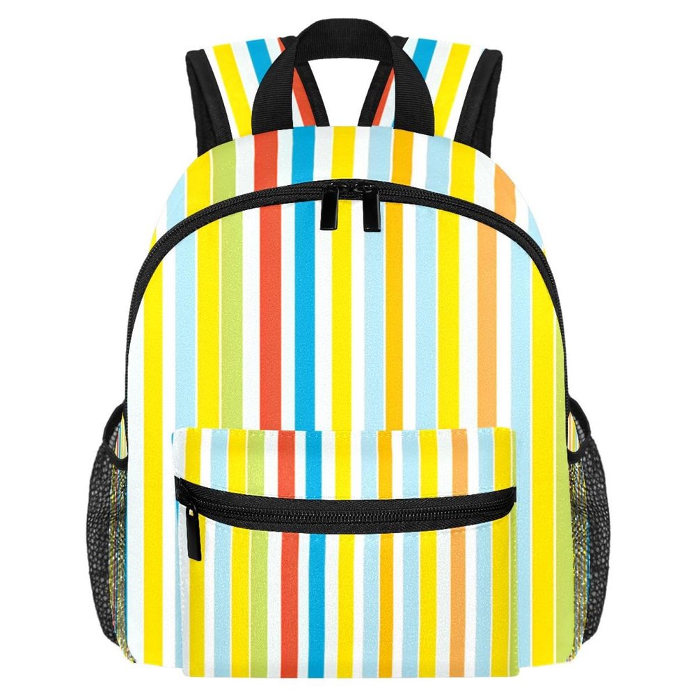 YTYVAGT Travel Backpack,Work Backpack,Back Pack,Yellow Red Blue Stripes,Backpack