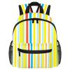 YTYVAGT Travel Backpack,Work Backpack,Back Pack,Yellow Red Blue Stripes,Backpack view 1