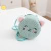 Beach traw Hats Set for Toddler Cap+Woven Bag Summer Braided Sunhat Outfits Baby Children Kids (Mint Green, One Size) view 3