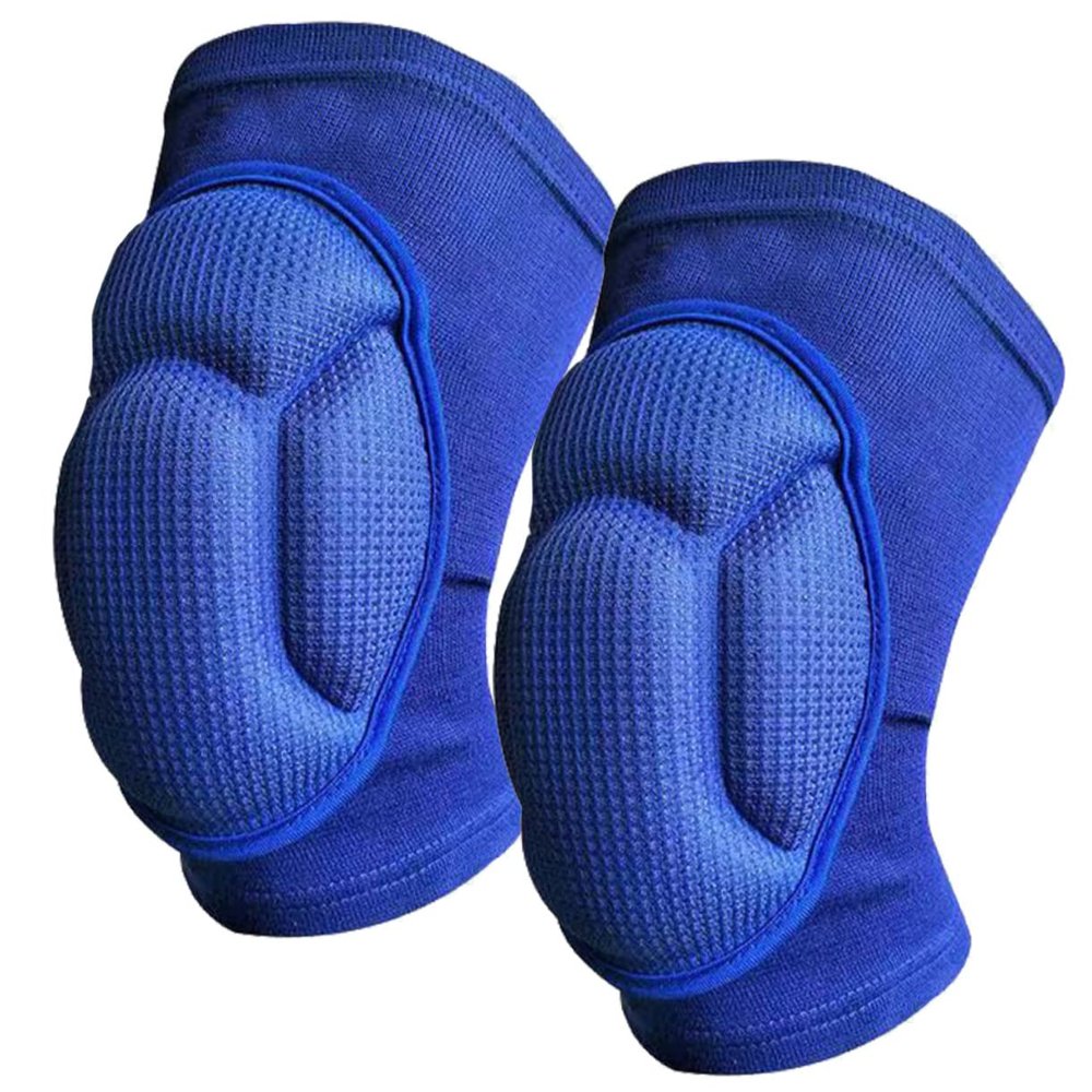 BESPORTBLE Durable Knee Brace Support for Yoga Roller Skating Dance and Sports Breathable Anti-collision Protector for All Ages and Activities Blue