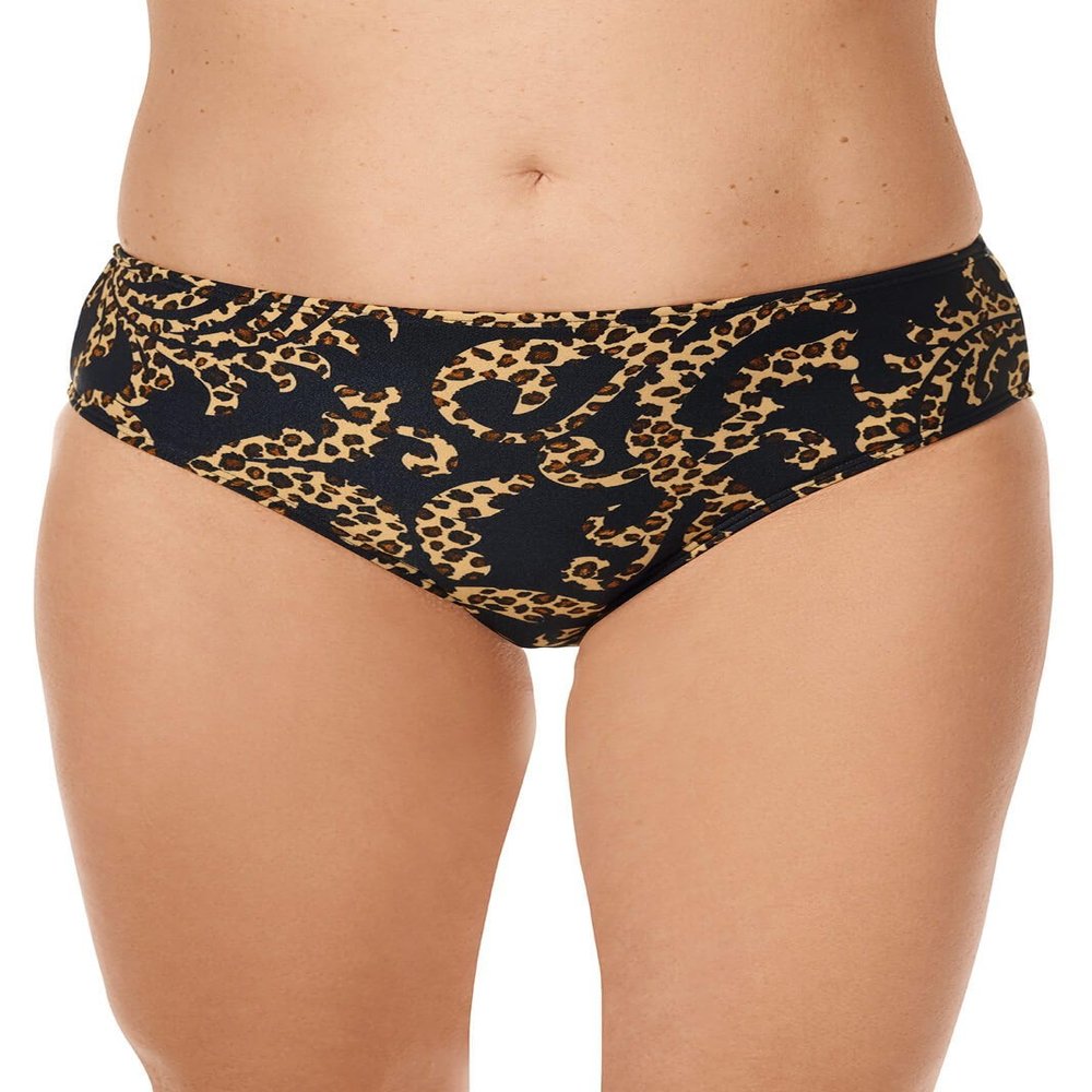 Amoena Womens Sri Lanka Bikini Bottoms Black/Gold 18