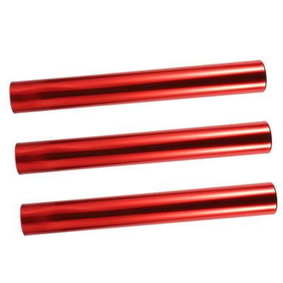 BESPORTBLE 3pcs Aluminum Alloy Relay Baton for Races Durable Comfortable Grip Smooth Surface for Safe Relay Events