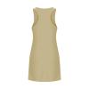 V Neck Dress for Women Summer Casual T Shirt Dresses Beach Cover up Tank Dress Sleeveless Loose Fit Flowy Mini Dress Khaki view 2