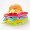 NineFit Basics Kids Baby Beach traw Sun Visor Hats Summer Floral Wide Brim Beach  rotection Hat Newborn Baby (Yellow, One Size) view 4
