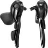 microSHIFT R9 Drop Bar Shift/Brake Lever Set - 3 x 9-Speed, Compatible, Black view 1