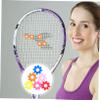 BESPORTBLE 12pcs Flower Tennis Dampeners Racket Absorbers for Enhanced Performance Compatible All Racket Types for Serious Players Seeking Comfort and Style view 3