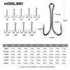Cuoyuqie 50pcs Stainless Steel Double Fishing Hook Strong Saltwater Frog Toad Hooks (4# 50pcs) view 2
