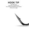 Cuoyuqie 50pcs Stainless Steel Double Fishing Hook Strong Saltwater Frog Toad Hooks (4# 50pcs) view 4