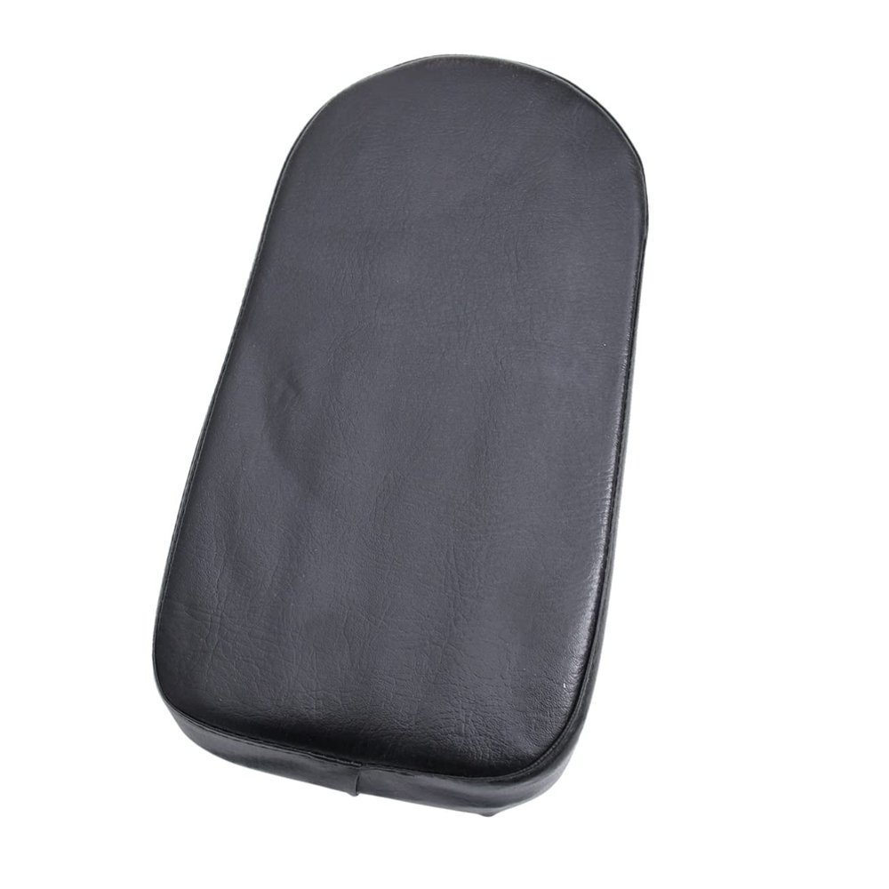 POPETPOP Bicycle Rear Rack Seat Mat Comfortable Black Cushion for Durable Leatherette and Soft Sponge Essential Bike Accessory for Mountain and Road Bicycles