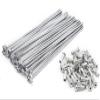 KTKEET Bike Spokes 12G Electric Bicycle Spokes 20/40PCS 2.5 mm Diameter Silver Carbon Steel 50-306MM Bike Wheel Spokes with Nipple for E-Bike Motorcycle Tricycle (90mm,20pcs) view 1