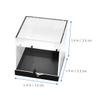 Angoily 12pcs Clear Square Cube Storage Boxes Transparent Display Case for Organizing Jewelry Collectibles and Crafts for Weddings and Daily Use view 3