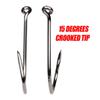Cuoyuqie 100pcs 7384 2X Strong Offset Sport Circle Fishing Hooks Black Octopus Fish Hooks 2/0-8/0 (8/0 100pcs) view 2
