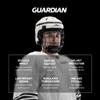 Guardian Cap - Soft-Shell Helmet Cover for Hockey - Reduces Impact and Protects Helmets - One Size Fits All for Youth, High School and College Programs - White view 4