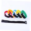 Angoily 45pcs Hook and Tape Straps for Bike Wheel Organization Fastening Straps Multi-Color for and Secure Binding view 4