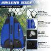 Blue Pickleball Bag for Women & Men, Pickle Ball Backpack - Upgraded Zippers, Large Capacity, Padded Paddle Pocket, Adjustable Sling Bag (No Accessories) view 4