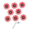 BESPORTBLE Skating Wheel Set 2 Pack Led Light up Wheels Perfect for Outdoor Activities view 1