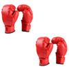 BESPORTBLE 2pcs Boys and Girls Boxing Gloves PVC Training Mitts Breathable Design Fit for Karate Thai view 1