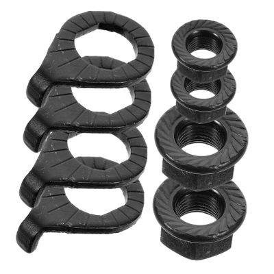 balacoo Hanger Kit 1 Set Axle M8 Balance Car Iron Wheel Axle Nuts, Black, 49N28A32B00X2