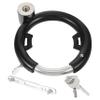 POPETPOP Reusable Bike Lock Heavy Duty Anti-Theft Round Steel Lock for Bicycles Electric Scooters and Mountain Bikes Durable and Wear-Resistant Design for Daily Use view 1