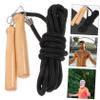 POPETPOP Endurance Training Skipping Rope Ergonomic Wooden Handle Durable Pvc Cotton Rope for Fitness Outdoor Sports and Exercise for All Ages view 4