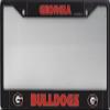 212 Main FBC110120 Georgia Bulldogs Black License Plate Frame, Free Screw Caps view 1