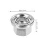 balacoo 10pcs Bike Nuts for Hubs Steel Flanged Axle Nuts Wheel Lock Bike Accessory Kit view 2