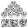 balacoo 10pcs Bike Nuts for Hubs Steel Flanged Axle Nuts Wheel Lock Bike Accessory Kit view 3