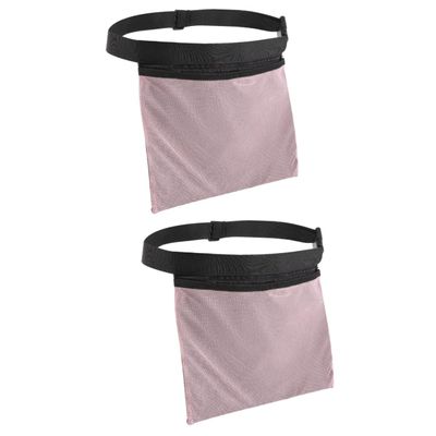 BESPORTBLE 2pcs Tennis Ball Holder Bag Mesh Waist Bag Convenient Storage Elastic Practical for Sports and Training