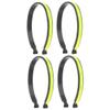 POPETPOP 4pcs Riding Trouser Reflective Bands Night Cycling Decor Elastic Leg Band Clip view 1