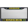 212 Main FC510110 Oregon Ducks Chrome License Plate Frame, Free Screw Caps view 1