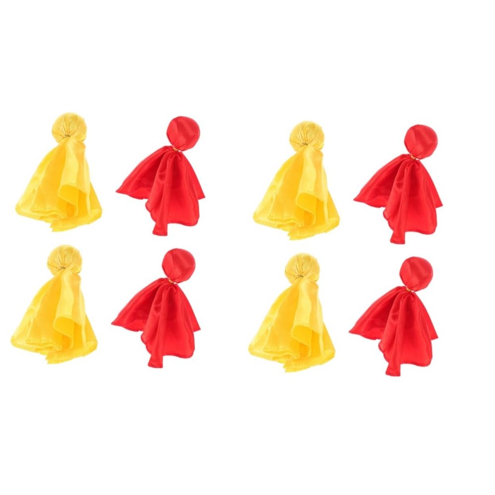 BESPORTBLE 8 Pcs Rugby Small Yellow Banner Throwing Accessory Soccer Tossing Flags Football Costume Football Tossing Flag Challenge Flags Football Soccer Ball Nylon Sports Decorations