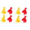 BESPORTBLE 8 Pcs Rugby Small Yellow Banner Throwing Accessory Soccer Tossing Flags Football Costume Football Tossing Flag Challenge Flags Football Soccer Ball Nylon Sports Decorations view 1