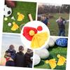 BESPORTBLE 8 Pcs Rugby Small Yellow Banner Throwing Accessory Soccer Tossing Flags Football Costume Football Tossing Flag Challenge Flags Football Soccer Ball Nylon Sports Decorations view 3