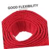 POPETPOP 2.4m Karate Taekwondo Belt Comfortable Training Waistband for Martial Arts Red Design for Boys and Girls Adults for Jujitsu and Other Sports view 2